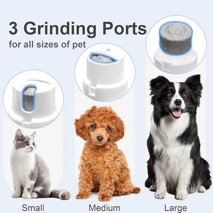 KIKETECH Quiet Dog Grooming Clippers - 4 in 1 Professional Dog Hair Clippers for Small Cats Dogs Pets, Rechargeable Cordless Pet Trimmer for Grooming, Grayish