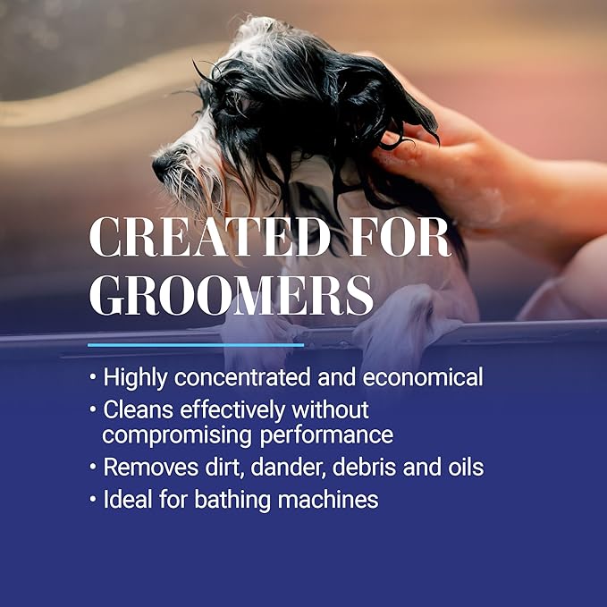 Chris Christensen Smartwash50 Tropical Breeze Ultra Concentrated Dog Shampoo, Makes Up to 50 Bottles, Groom Like a Professional, Delightfully Fragranced, Suitable for All Coats, Made in USA, 16 Oz