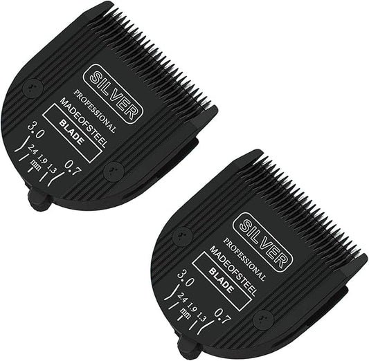 2PCS Adjustable 5 in 1 Replacement Blades Compatible with Wahl 5 in1 Clipper Bravura, Chromado, Creativa, Figura, Motion, Supergroom Dog Grooming Clippers (Black)
