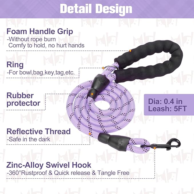 BEAUTYZOO Small Dog Harness and Leash Set, Step in No Chock No Pull Soft Mesh Dog Harnesses Reflective for Extra-Small/Small Medium Puppy Dogs and Cats, Plaid Dog Vest Harness for XS S Pets, Purple M
