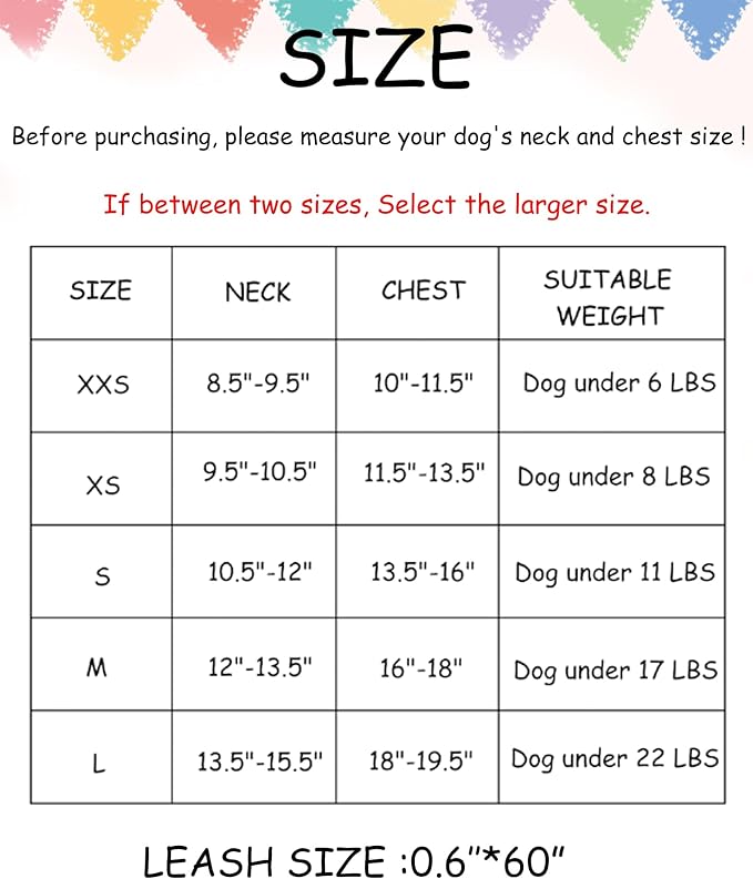 Dog Harness for Small Medium Sized Dog, Puppy Harness and Leash Set Training, Dog Harness and Leash Set, Dog Vest Harness, Dog Harness Small Sized Dog, Small Dog Harness. (Peach, XS)