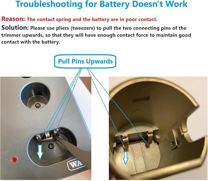 FIVO Replacement Battery for Wahl Professional Arco and Arco SE (kit #8786) Pet Hair Clipper (2)