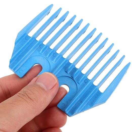 Kisangel 2pcs Sheep Shears Attachment Guard Electric Wool Shears Accessory Trimmer Guide Replacement Blades for Goat Shaver Accessory