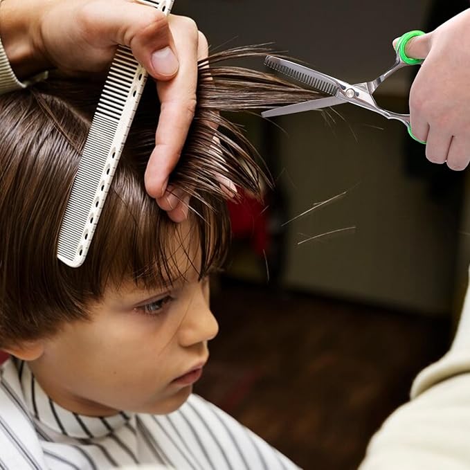 16 PCS Shear Grips Inserts Finger Protector Scissors Finger Rings Silicone Dog Grooming Scissors Accessories Ring Pet Shears Finger Ring Thumb Grips 8 Colors Grooming Shear Finger Ring