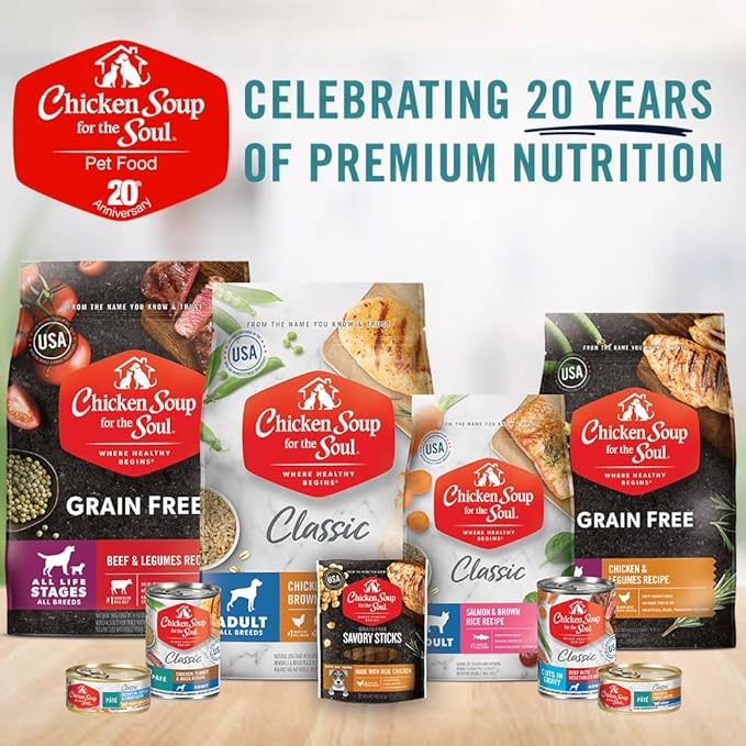 Chicken Soup for The Soul Savory Sticks Dog Treats, Bacon & Cheese, 32 Ounce Bag | Soy, Corn & Wheat Free, No Artificial Flavors or Preservatives