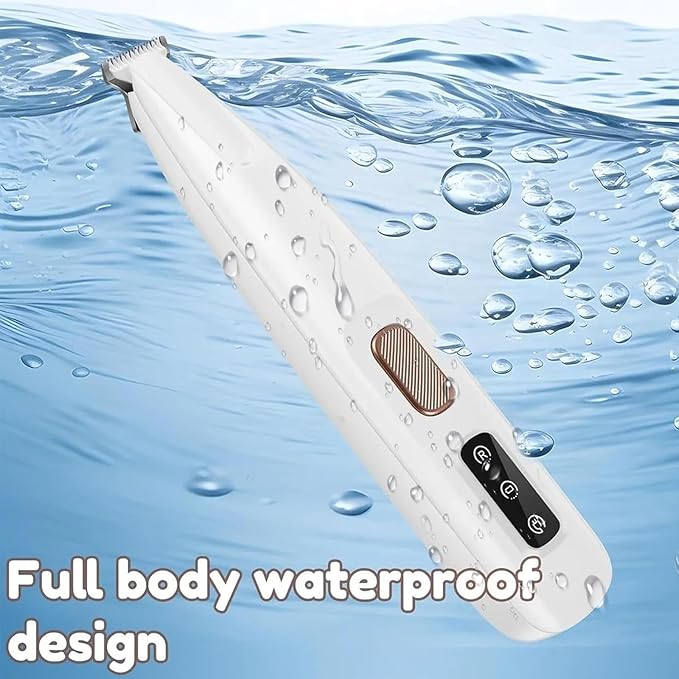 Ntrjtrss Electric Dog Paw Trimmer, 2025 paw Clippers for Dogs Rechargeable paw shavers for Dogs feet with LED Light, Low Noise Waterproof Paw Trimmers for Dog's Feet, Paws