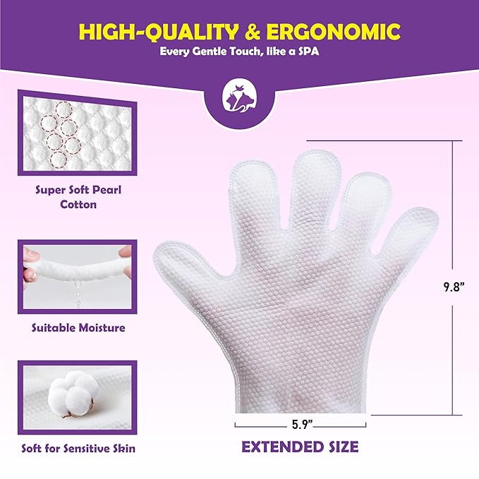 Flintstone Dog Wipes Cleaning Deodorizing - Hypoallergenic Cat Wipes - Extra Thick Wet Dog Wipes for Paws and Butt - Daily Care & Travel Pet Wipes - Latest Pet Wipes for Dogs, Puppy & Cats – 24pcs