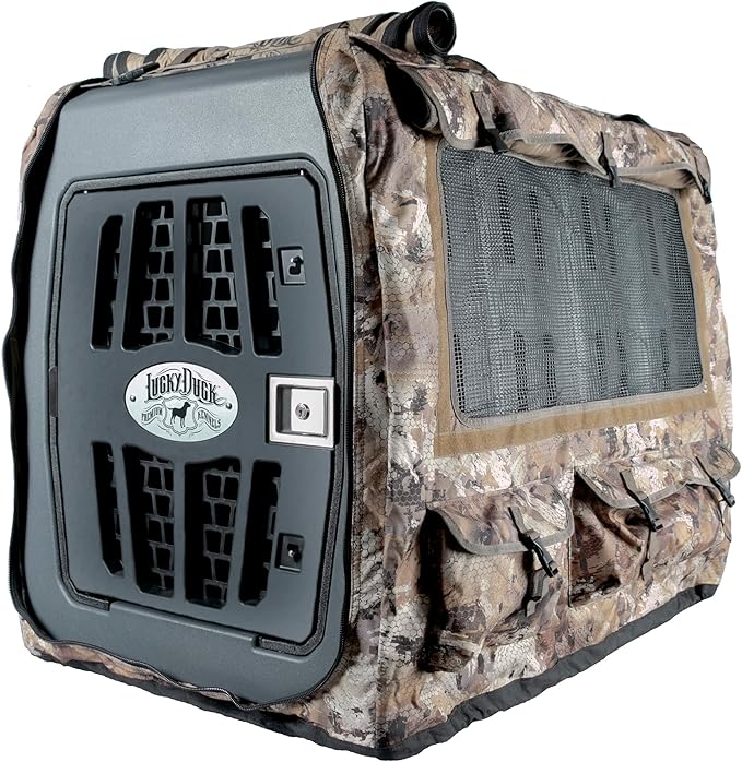 Lucky Duck Weather Protection Kennel Covers, Large, Optifade Marsh