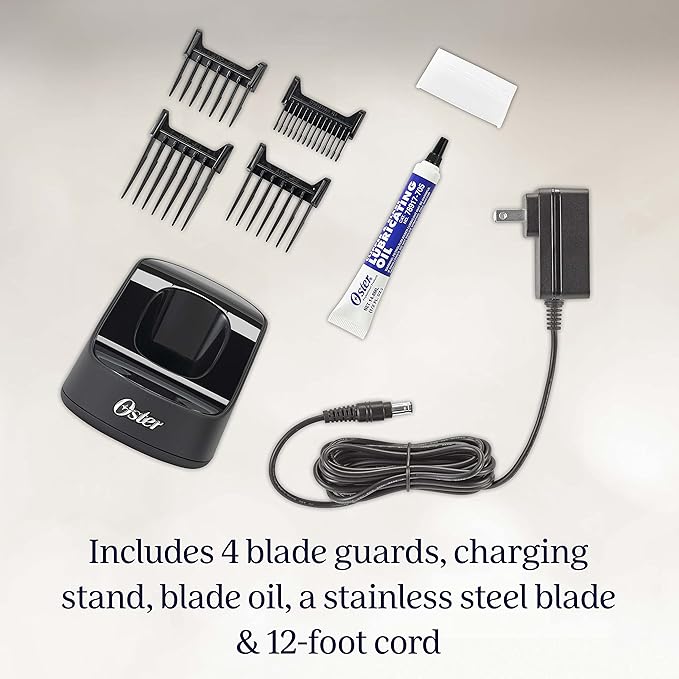 Oster® Professional Fast Feed® Cordless Pet Clippers, Blue