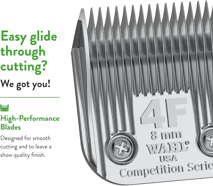 Wahl Professional Animal Competition Series Detachable Blade - 5/16-Inch Cut Length, 4F Full (2375-100)