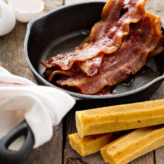 EcoKind Premium Gold Yak Cheese Himalayan Dog Chews, Dog Treats Large Breed, All Natural, High Protein Dog Chew, Bacon, Large - 20+ Chews (5 lbs)