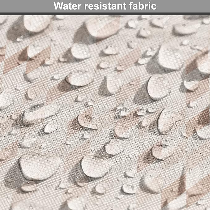 Lunarable Cream Dog Crate Cover, Geometrical Design Soft Colored Diamond Line Harlequin Background Pattern Classic Image, Easy to Use Pet Kennel Cover for Medium Large Dogs, 42 Inch, Tan