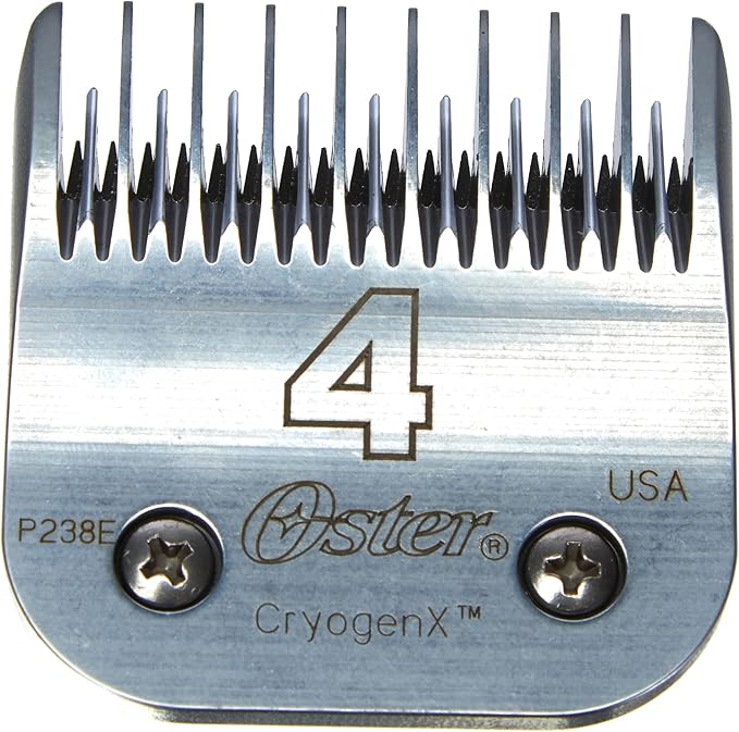 Oster CryogenX Professional Animal Clipper Blade, Skip Tooth, Size 4 (078919-136-005)