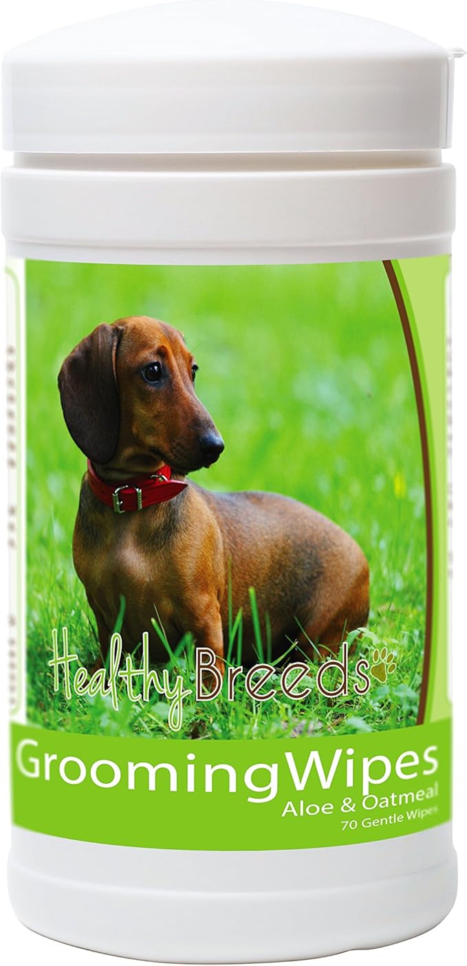 Healthy Breeds Dachshund Grooming Wipes 70 Count