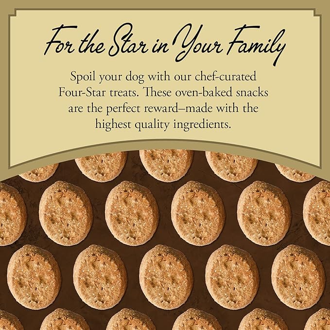 Fromm Four-Star Nutritionals Parmesan Cheese Dog Treats - Premium Oven Baked Dog Snacks - Cheese Recipe - Pack of (3) 8 oz Bags