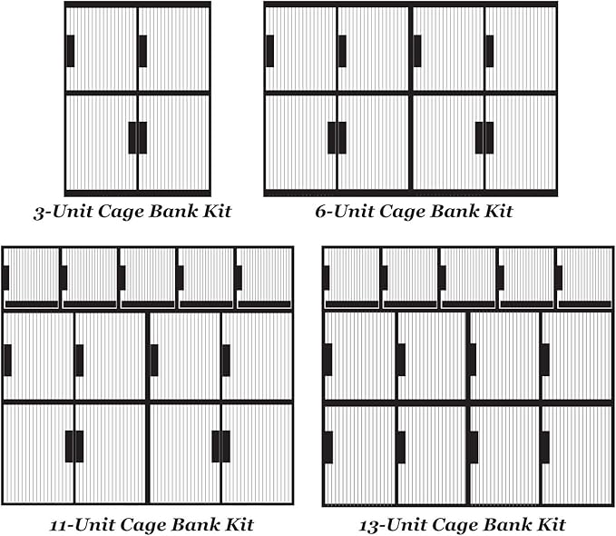 ProSelect Large Modular Kennel Cage Graphite