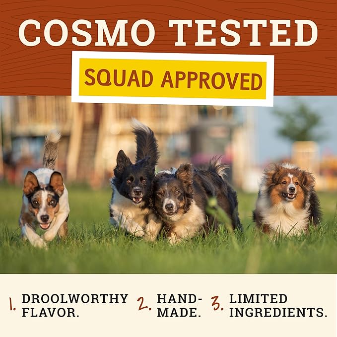 Cosmo's Snack Shack Cheese and Bacon Bakery Bone - All Natural Dog Treat - Made in USA (24 Count Pack of 1)