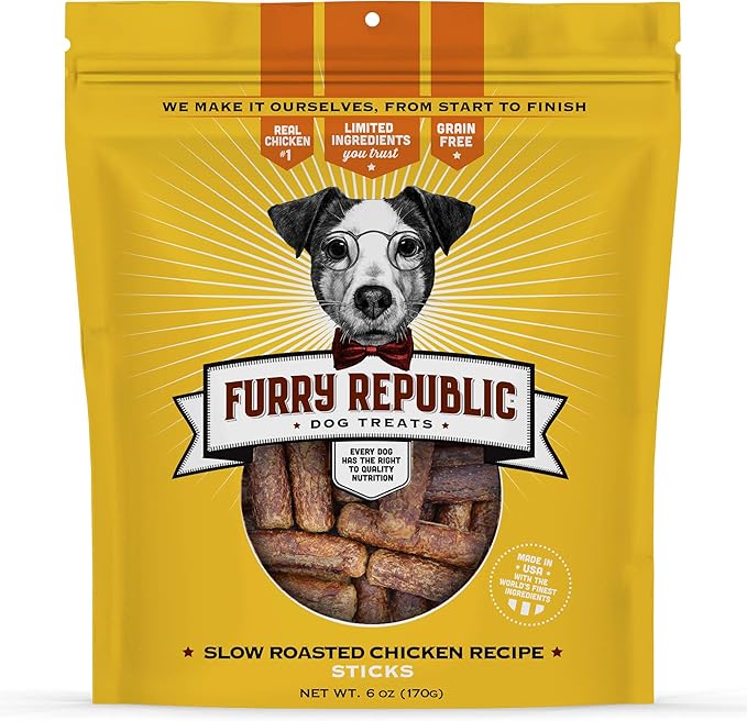 Dog Treats, Chewy Sticks Made in the USA 6oz