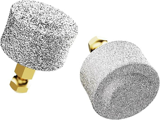 Bonve Pet Nail Grinder Wheels for Dogs 2PCS - Diamond Tips for Small Large Dogs & Cats(1 * Coarse Grinding Wheels & 1* Fine Grinding Wheel)