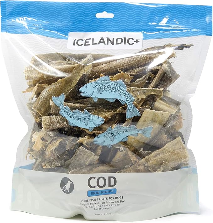 Icelandic+ Cod Skin Mixed Pieces Dog Treat 16-oz Bag