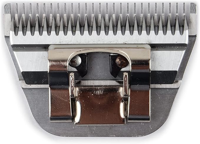 Detachable Blade - Size 10W Wide Blade 3/32", Made of Extra Durable Japanese Steel, Compatible with Most Andis, Oster, Wahl A5 Clippers