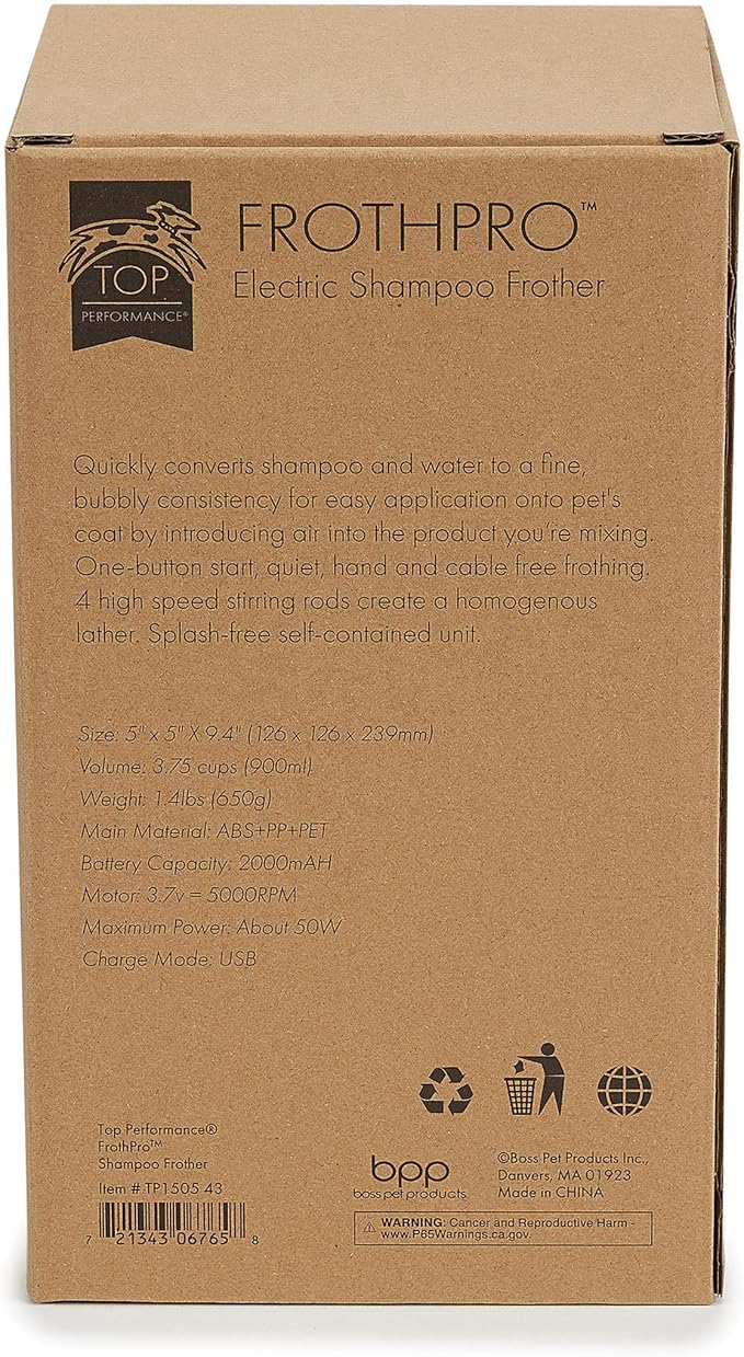 Top Performance FrothPro Shampoo Frother