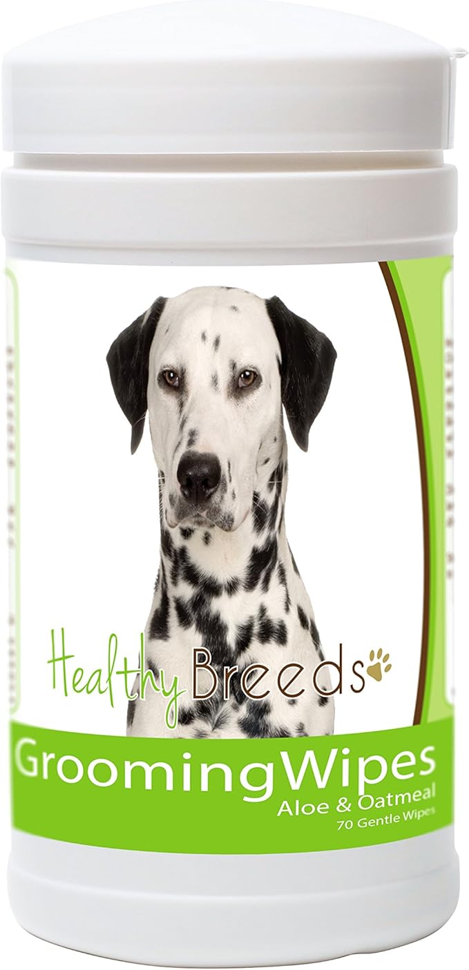 Healthy Breeds Dalmatian Grooming Wipes 70 Count