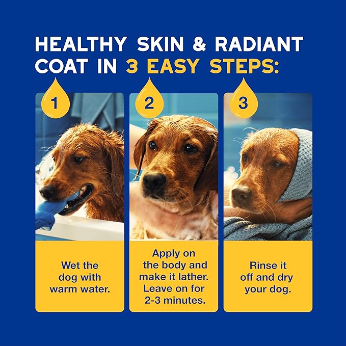 DOUXO® Skin & Coat SPA - Ultra-Safe Oatmeal Dog Shampoo, 16 fl oz, Cleans and Deeply Hydrates The Skin, Enhances The Coat, Leaves The Coat Soft and Radiant, Skin-Friendly Formula