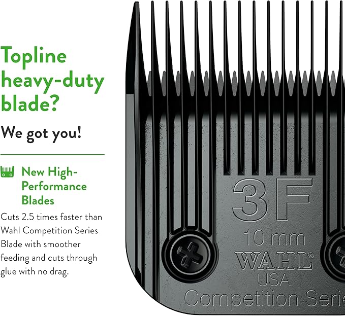 Wahl Professional Animal 3F Full Extra Coarse Ultimate Competition Series Detachable Blade with 25/64-Inch Cut Length (2376-500)