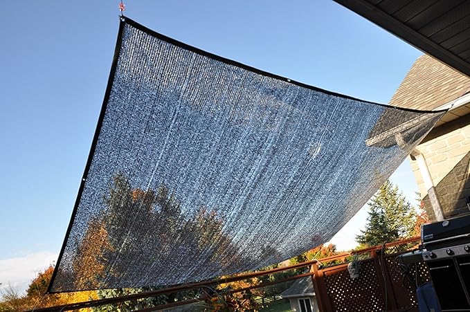 Cool Runners Aluminet 70% Heat Reflective Shade Panel/Cloth/Sail/Cover 6.5' x 6',Silver
