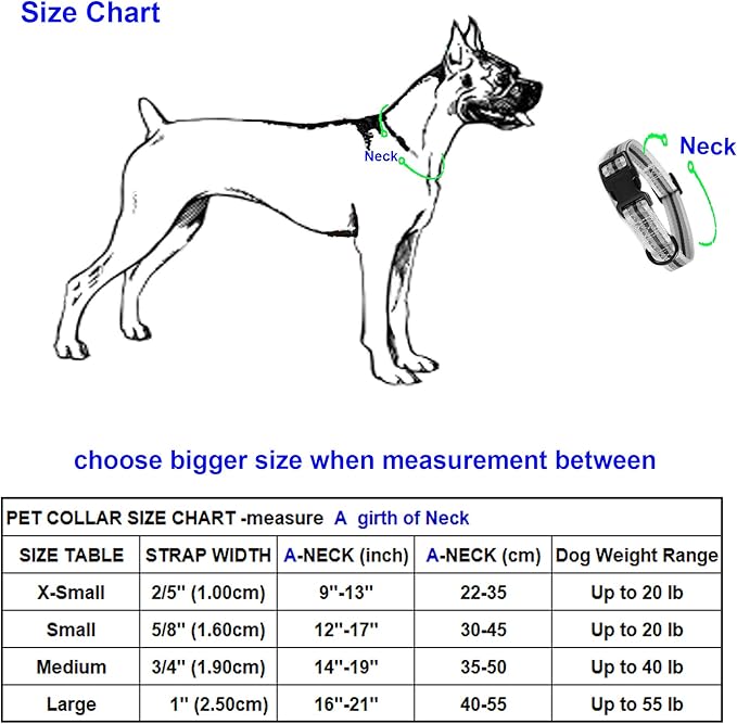 Mile High Life Dog Collar | Cute Puppy Collars | Lightweight Girl Dog Collar | Soft Boy Dog Collars | w Geometric Ocean Wavy Pattern (Blue/Yellow, Large)