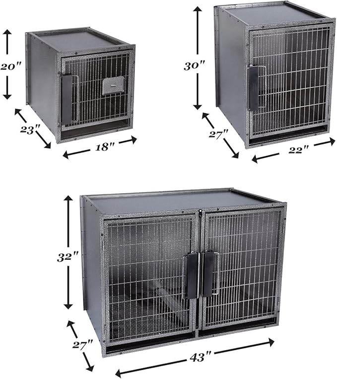 ProSelect Medium Modular Kennel Cage, Graphite