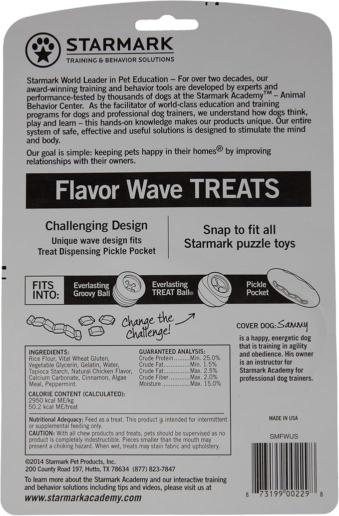 Starmark Flavor Wave Treats For Dogs Brown 2 Count (Pack of 1)