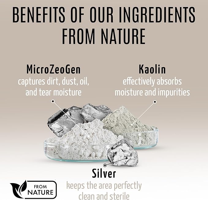 Pure Nature Stainless Look Clay Shield Mask Grooming Product Ideal for All Dogs and Cats Eyes, Ears, Mouth Area Suitible for Home or Professional Use