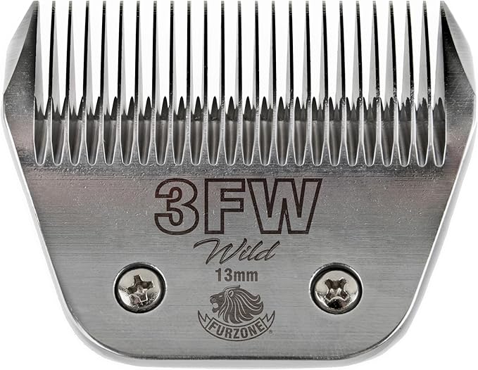 Detachable Blade - Size 3FW Wide Blade 33/64", Made of Extra Durable Japanese Steel, Compatible with Most Andis, Oster, Wahl A5 Clippers