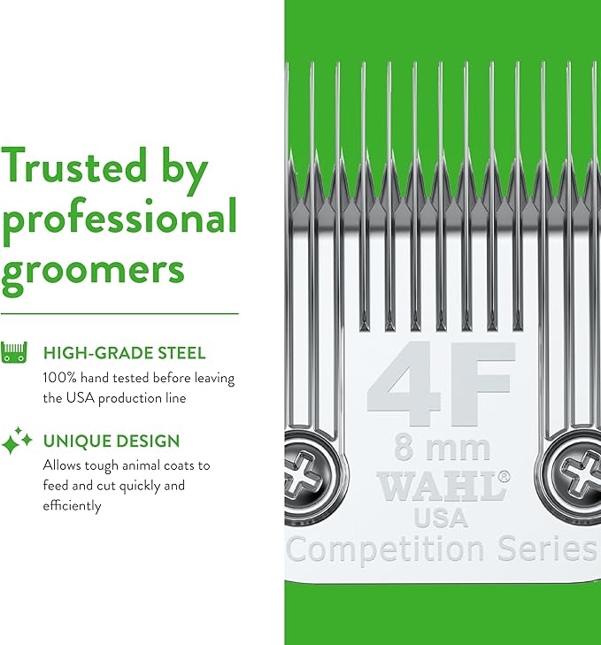 Wahl Professional Animal Competition Series Detachable Blade - 5/16-Inch Cut Length, 4F Full (2375-100)