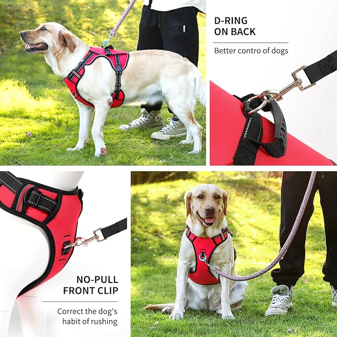 NOYAL Dog Lift Harness Pet Support Rehabilitation Sling Lift Front-Only, Rear-Only or Full-Body for Old, Disabled, Joint Injuries, Arthritis, Loss of Stability Dogs