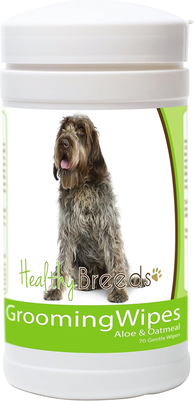 Healthy Breeds Wirehaired Pointing Griffon Grooming Wipes 70 Count