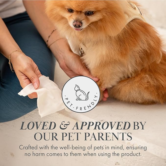 Premium Dog Wipes - Alcohol-Free Plant-Based Cleaning Wipes for Dogs and Cats (400 Wipes)