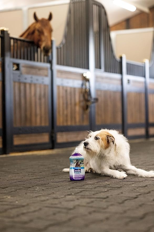 Farnam Vetrolin Wonder Blue Gentle Moisturizing Shampoo for Horses, Livestock and Dogs Blue 32