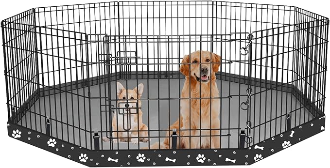 Clean & Cozy Foundations: Dog Playpen Bottom Pad for Everyday Comfort