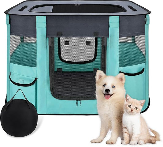 Everyday Comfort Anywhere: Foldable Dog Playpen for Indoor Living