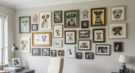 Pet-Inspired Wall Art: Bringing Warmth and Personality into Your Home