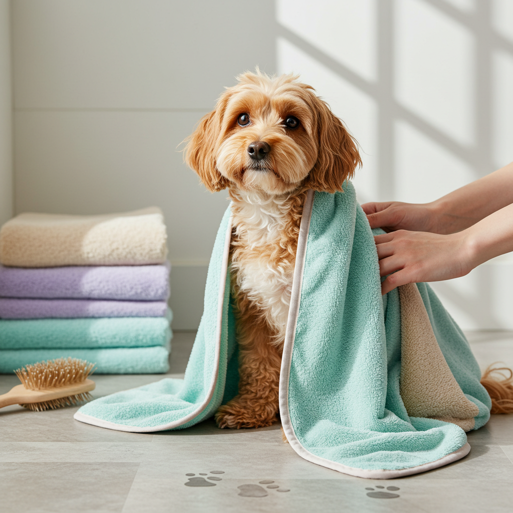 Pet Drying Towels & Bath Wraps