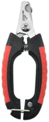 Dog & Cat Pets Nail Clippers and Trimmers - with Safety Gurad to Avoid Over Cutting, Professional Grooming Tool for Pets (Small, Red)