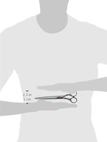 Mars Professional Stainless Steel Scissors, Polished Blades, 8" Length