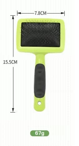 Slicker Brush for Pets. Dogs and Cats. Grooming Tool For Loose and Tangled Fur or Hair . Long Pins Long Hair Grooming Brush (Small)