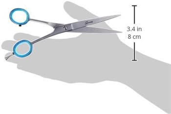 Kenchii Show Gear Grooming Scissors, Dog Scissors for Grooming, Heavy Duty, Durable and Sharp (7.0" Straight)