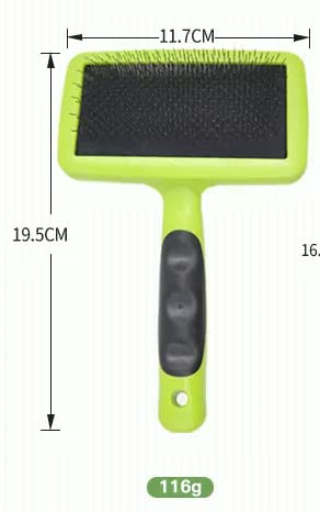 Slicker Brush for Pets. Dogs and Cats. Grooming Tool For Loose and Tangled Fur or Hair . Long Pins Long Hair Grooming Brush (Large)