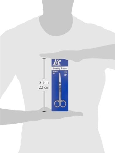 Millers Forge Pet Grooming Scissors, Blunt Tip, 5-3/4-Inch, Straight